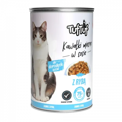 Корм д/котів TUFTUF 415г Риба (Польща)