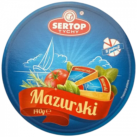 Сир плавл. SERTOP 140г Мазурський (Польща)