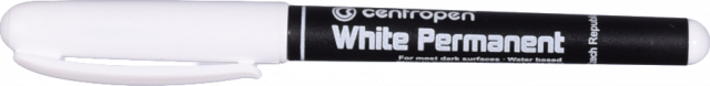 Маркер White Permanent 2 мм білий 2686 35216