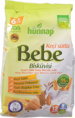 Печиво Hunnap 200 г дит. з козячим молоком Bebe