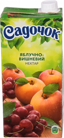 Нектар Садочок 0,95 л Яблучно-вишневий