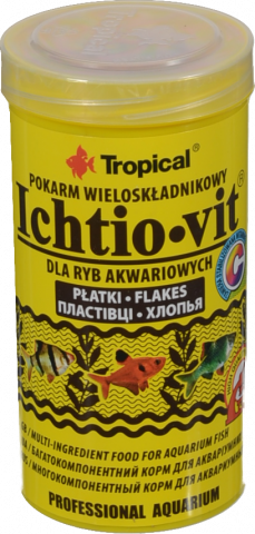 Корм дриб Tropical 50 г Ichtio-vit пластівці для усіх видів риб