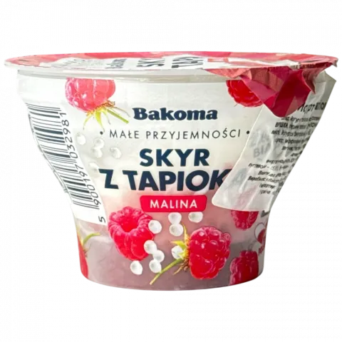 Йогурт SKYR 150г Тапіока та малина (Польща)