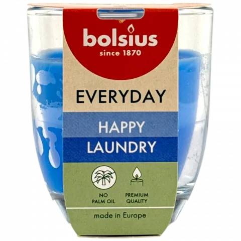Свіча Bolsius аром 80/70 Happy Laundry 21год 101926150371