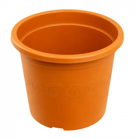 Горщик д/квітів PP Plastica 34 см теракотовий DP34-R624 И674 (Польща)