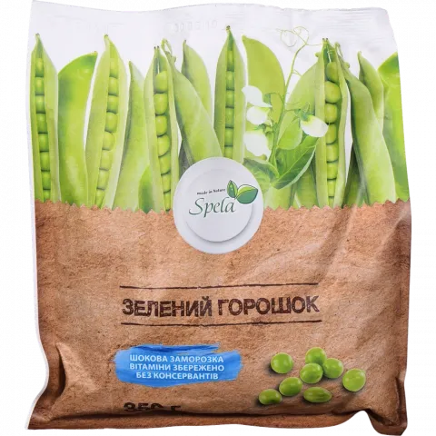 Св морож Горошок Spela 350 г зелений
