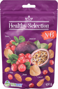Healthy Selection Суміш горіхів та фруктів 6 100 г