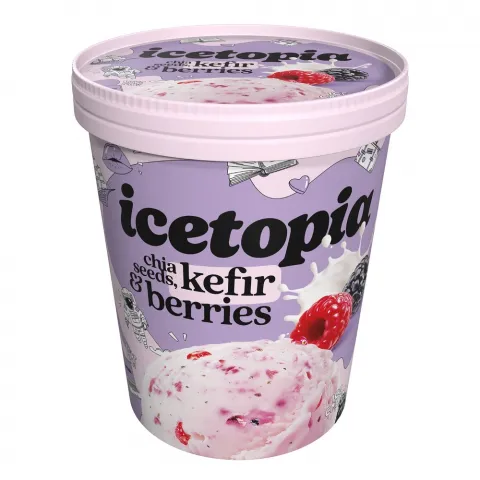 Морозиво ICETOPIA Сублім.ягоди/Насіння чіа 310гИ591(Литва)