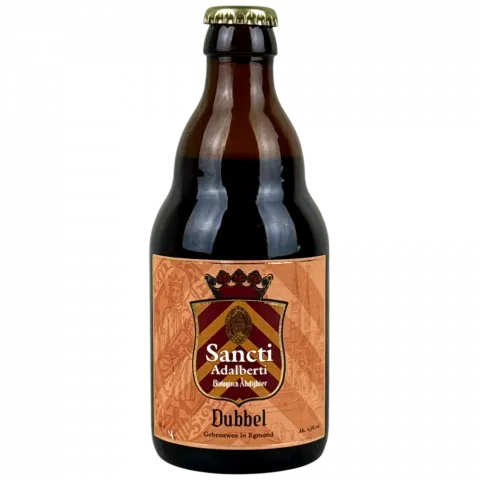 Пиво Sancti Adalberti Dubbel 0,33л скло 6,5 И557 (Нід)