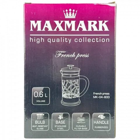 Френч-прес Maxmark 600 мл MK-04-600