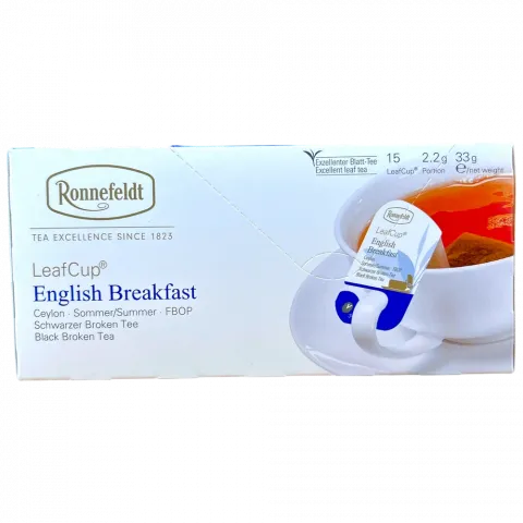 Чай Ronnefeldt LeafCup 15 шт. чорн. English Breakfast Цейлон