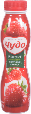 Йогурт Чудо 260 г 2,5 пл. полуниця-суниця