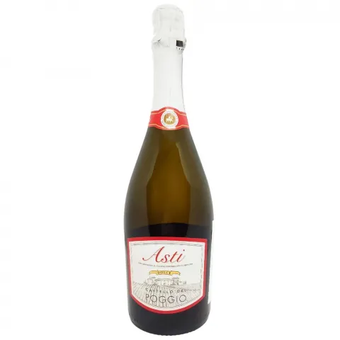 Вино ігристе Castello del Poggio Asti 0,75л біле7(Італія)