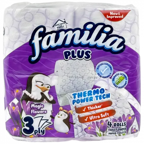 Туал. папір Familia 4 рул. Magic Flower И532 (Туреччина)