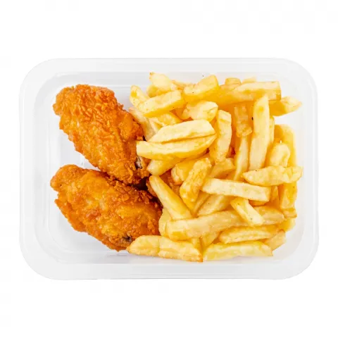 Крильця Кріпс + картопля фрі 280 г  ЭКО