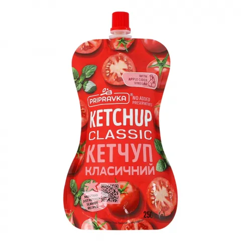 Кетчуп Pripravka 250 г д/пак Класичний