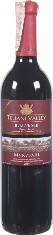 Вино Теліані Велі Мукузані 0,75 л марочне сух. червон.