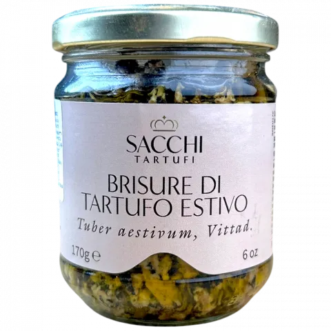 Дрібно нарізаний літній трюфель Sacchi в олії 170 г И001