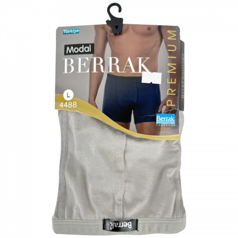Труси-боксери чоловічі ТМ Berrak 4488 сір. р. L И686 (Туреччина)