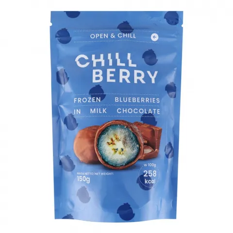 Лохина CHILL BERRY 150г в молочному шоколаді И596(Польща)