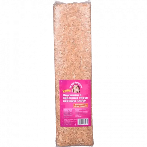 Підстилка деревна Мій Пухнастик 1 кг пресована