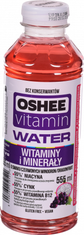 Напій OSHEE Vit H2O 0,55 л Вітаміни+мінерали (Польща)