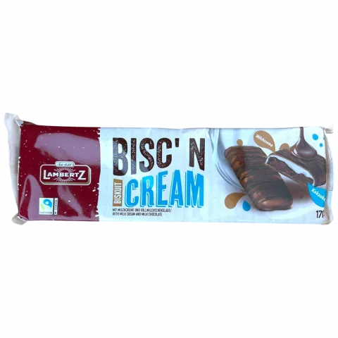 Печ Lambertz 170 г Biscn Cream мол крем/какао И308(Німеч)