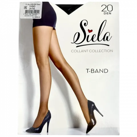 Колготи жін.SIELA T-BAND 20 nero-3