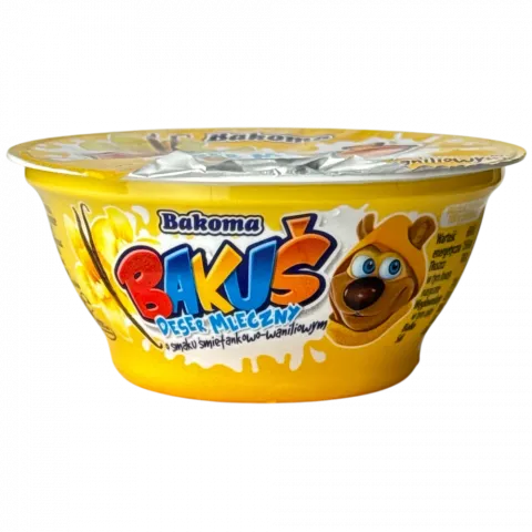 Десерт BAKUS 100г Вершки-ваніль (Польща)