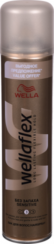 Лак дволосся Wellaflex 500 мл без запаху супер сильна фіксація