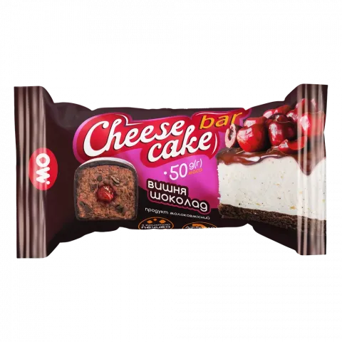 Сирок в шок. глазурі Молочний острів 50 г Чізкейк Вишня-шоколад
