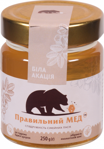 Мед Правильний мед 250 г скл. акацієвий