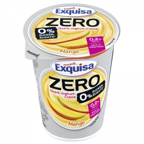 Крем-йогурт Exquisa ZERO 400г 0,2 Манго/кокос (Німеччина)