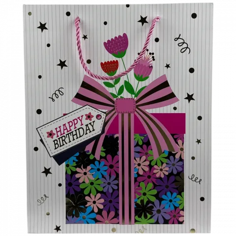 Пакет подарунковий паперовий 31X25X12 см арт. 737M-5985 И406