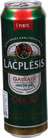 Пиво Лачплесіс 0,5 л жб EkstraGaisais