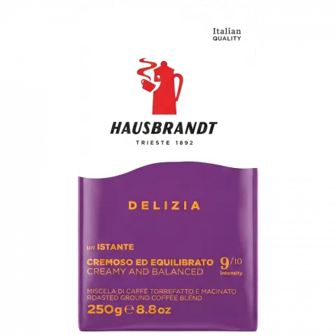 Кава Hausbrandt 250 г мел. Delizia