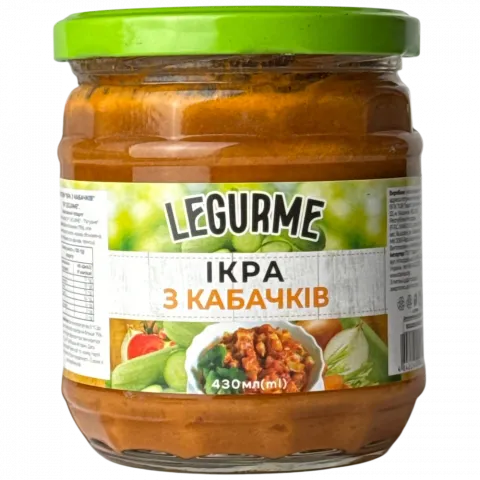 Конс Ікра Legurme 430 г з кабачків И425 (Молдова)