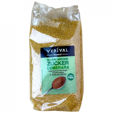 Цукор тростинний Verival 500 г Демарара нерафінований органічний