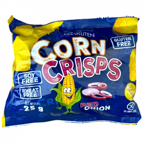 Чипси Bezgluten 25г Кукурудзяні цибуля б/глютену И048(Пол)