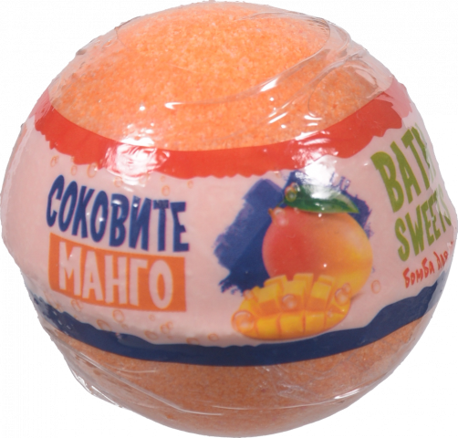 Бомбочка д/ванни Аква Шайн 100 г Bath Sweets Соковите манго