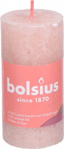Свіча Bolsius 100/50 рустік Містичний рожевий, арт. 103668770304