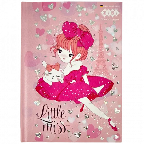 Блокнот ZiBi Little Miss Kids Line кл А-6 рожевий
