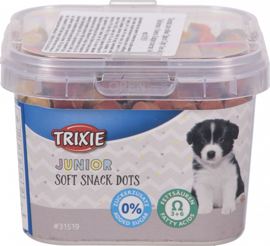 Вітаміни Trixie д/цуценят 140 г Junior Soft Snack Dots з Омега-3