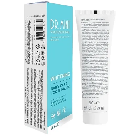 Зуб. паста Dr. Mint 90 г Whitening Professional