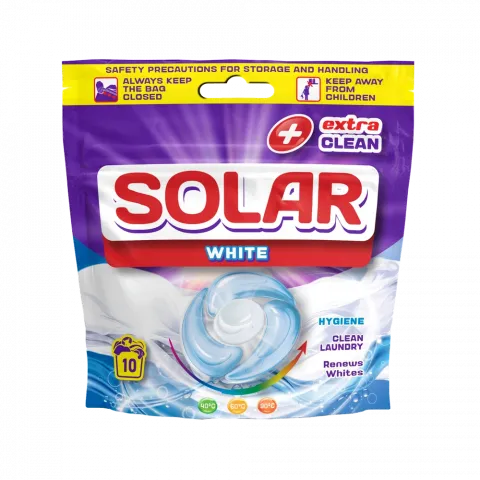 Капсули д/прання Solar 10 шт. White