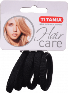 Зажим д/волосся Titania мал. 6 шт. чорний 7868