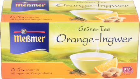 Чай Мессмер 25 шт. зелен. Апельсин та імбир