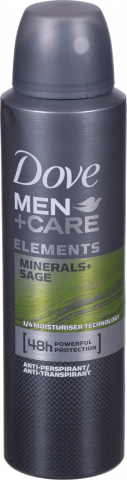 Дезодор Dove 150 мл спрей дчол. Elements Свіжість мінералів та шавлії