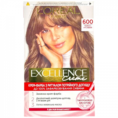 Фарба д/волосся L`Oreal Excellence Creme 600 темно-русявий
