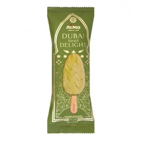 Морозиво Лімо 75 г ескімо Dubai Kataifi delight фісташкове